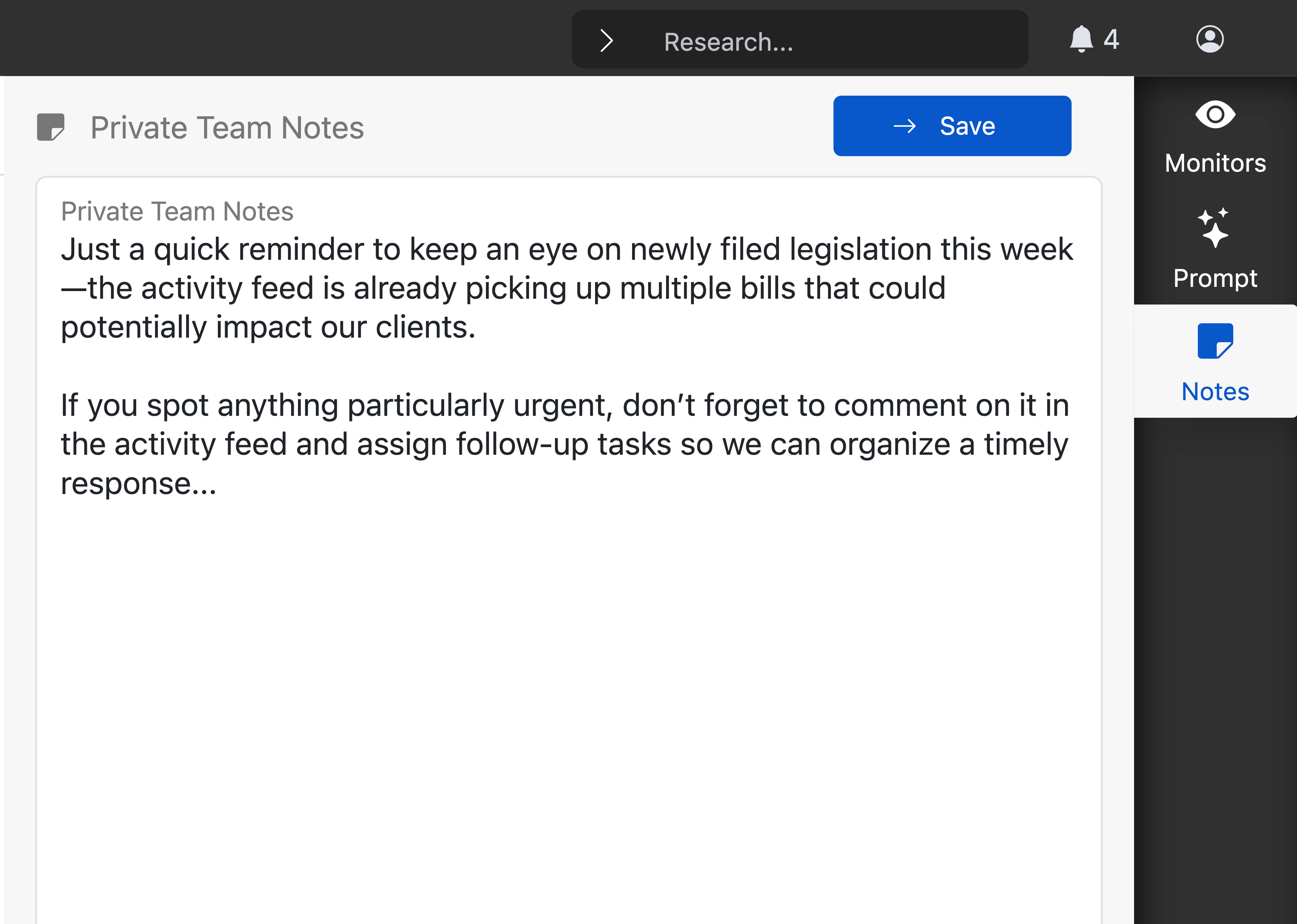 LegiPlex Workspace - Private Project Notes
